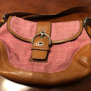 Pink Vintage Signature Small purse